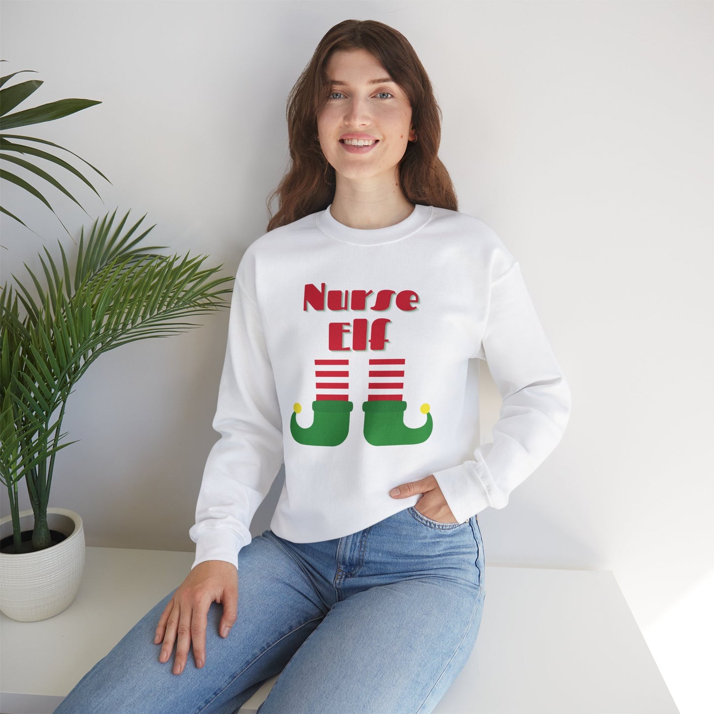 Nurse Elf Sweatshirt - Personalize It Toledo