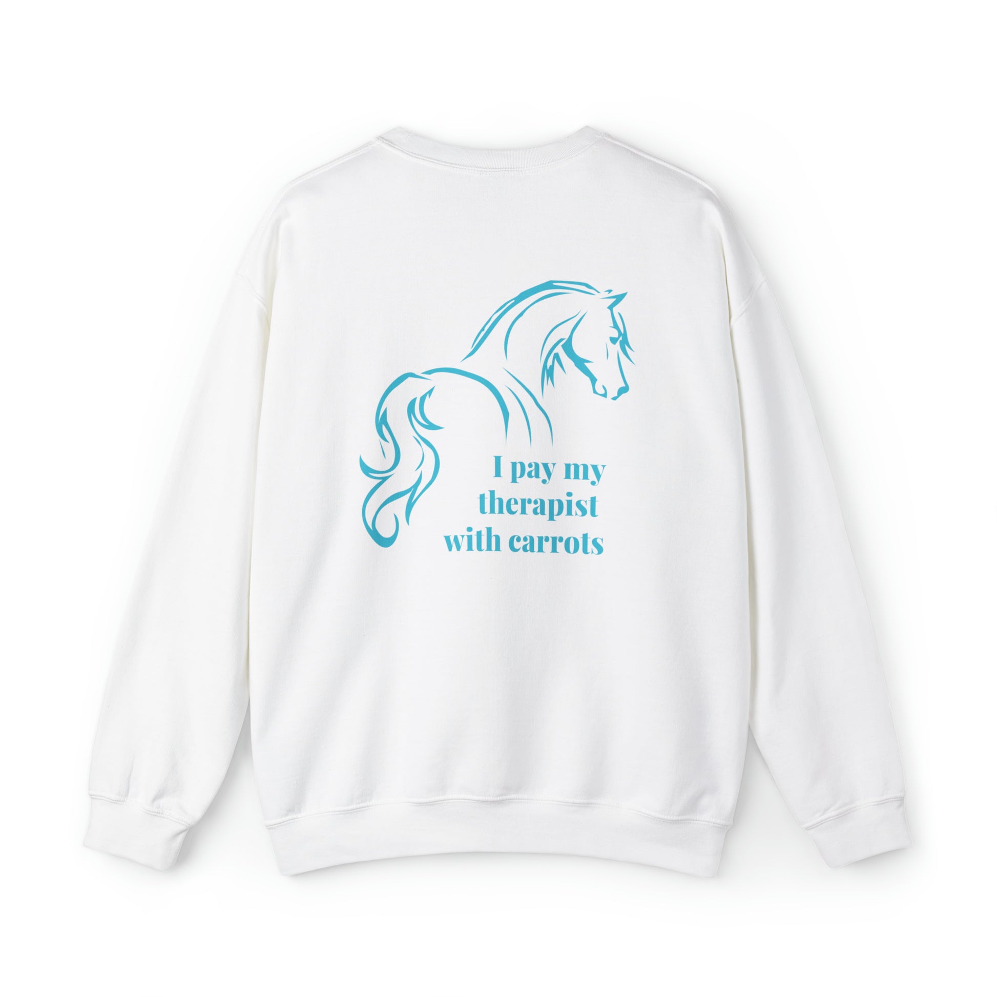 The Lily Farm I Pay My Therapist With Carrots Unisex Heavy Blend™ Crewneck Sweatshirt