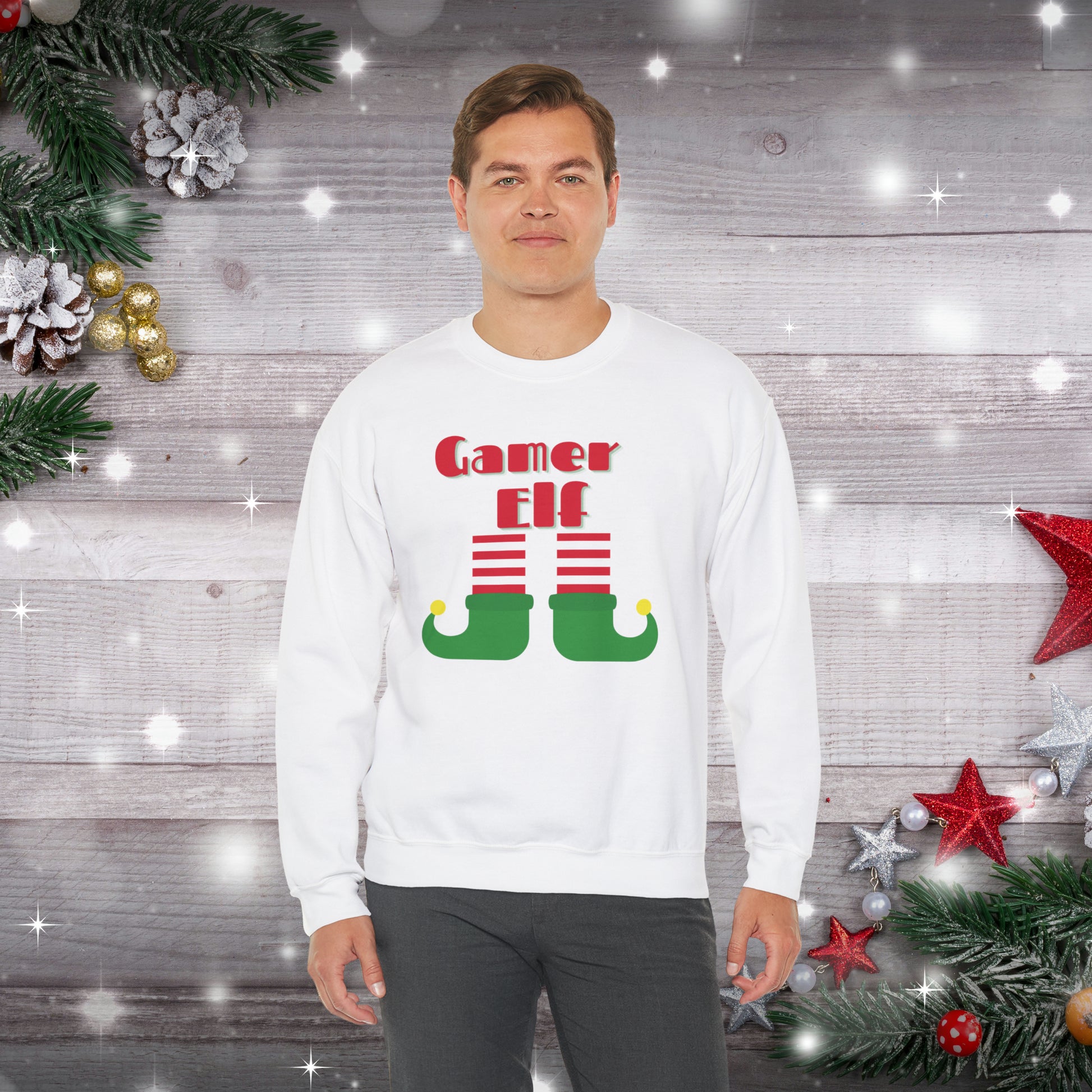 Gamer Elf Sweatshirt - Personalize It Toledo