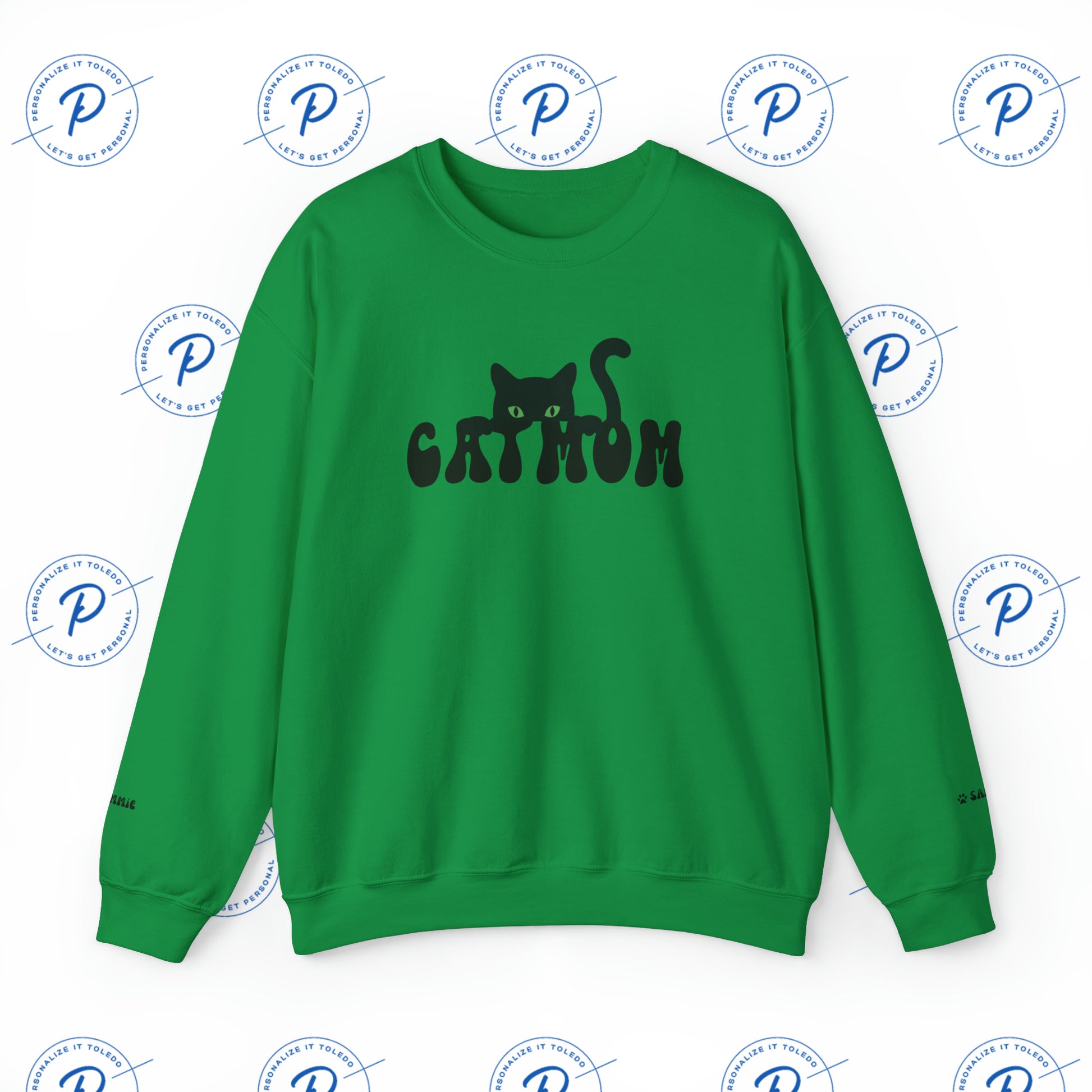 Cat Mom Personalized Sweatshirt: Cozy Comfort Meets Feline Fashion!
