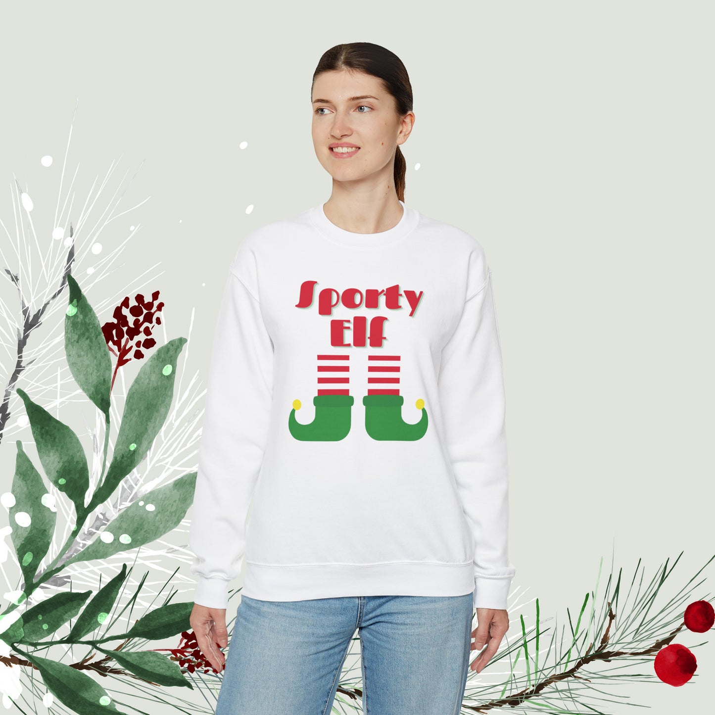 Sporty Elf Sweatshirt - Personalize It Toledo