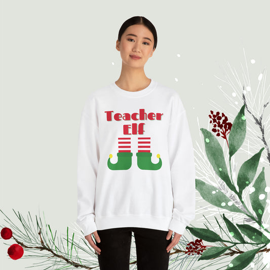 Teacher Elf Sweatshirt - Personalize It Toledo