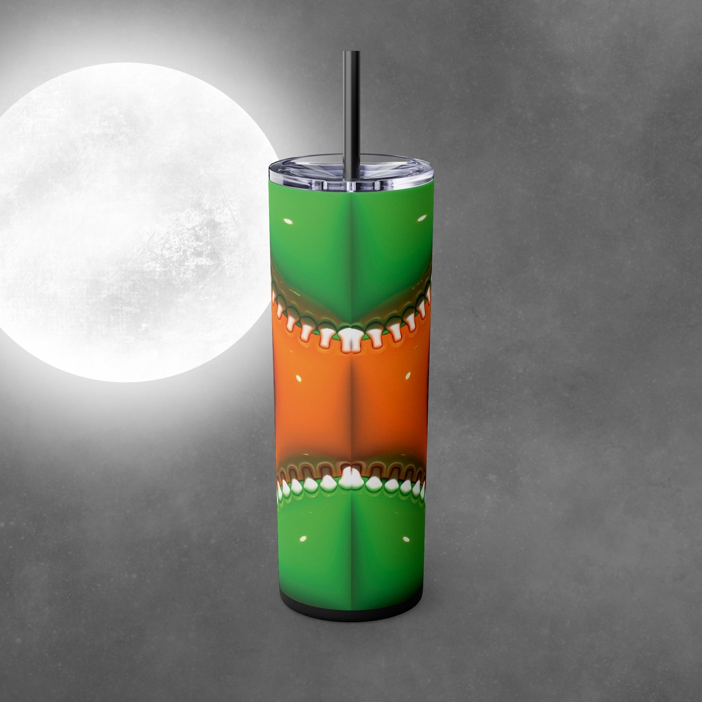 Witch Way To The Wine Halloween 20oz Skinny Tumbler with Straw - Halloween Tumbler