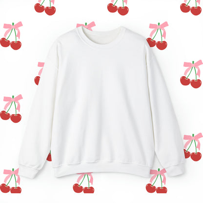 Amore Coquette Crewneck Sweatshirt White Front