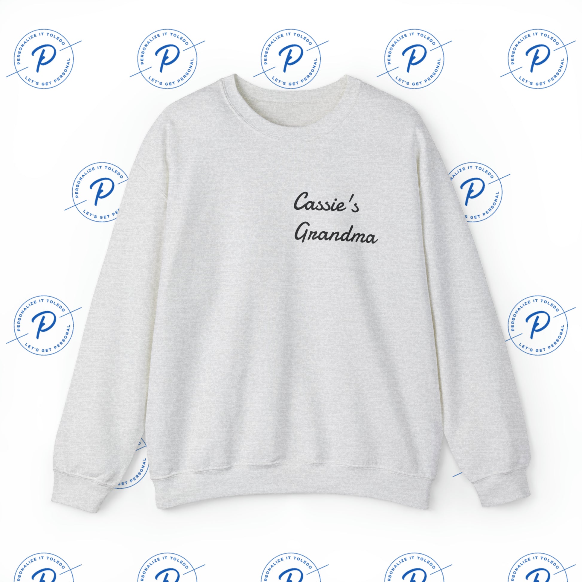 Cherish Grandma with a Personalized Touch – 'Best Grandma Ever' Sweatshirt, Perfect for Grandma Gifts!