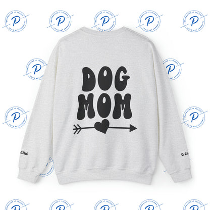 Personalized Dog Mom Sweatshirt - Unleash Your Dog Mom Style with Our Personalized Apparel!