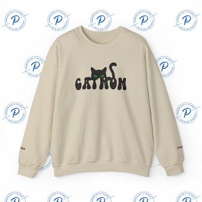 Cat Mom Personalized Sweatshirt: Cozy Comfort Meets Feline Fashion!