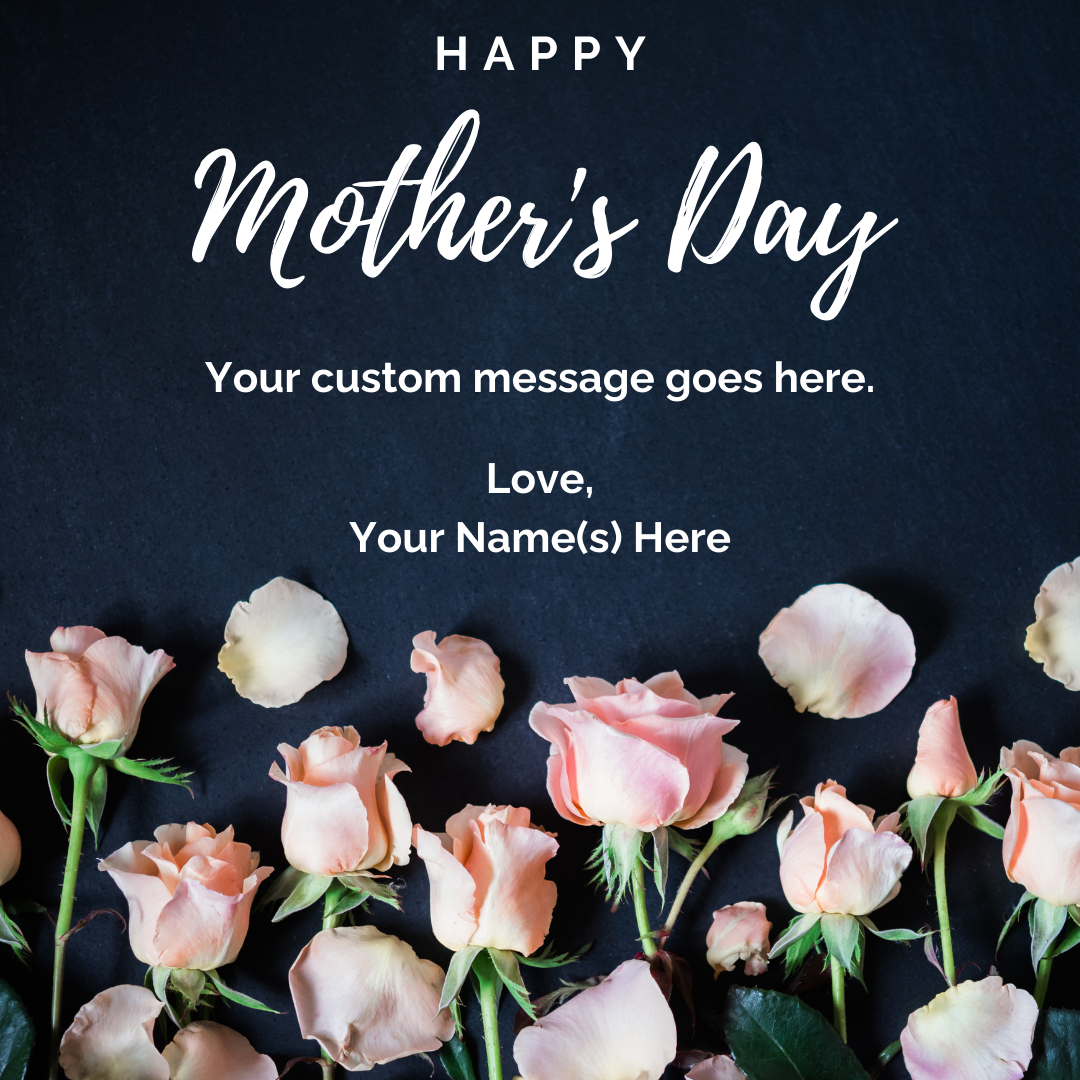 Happy Mother's Day Custom Message Interlocking Hearts Necklace - Personalize It Toledo