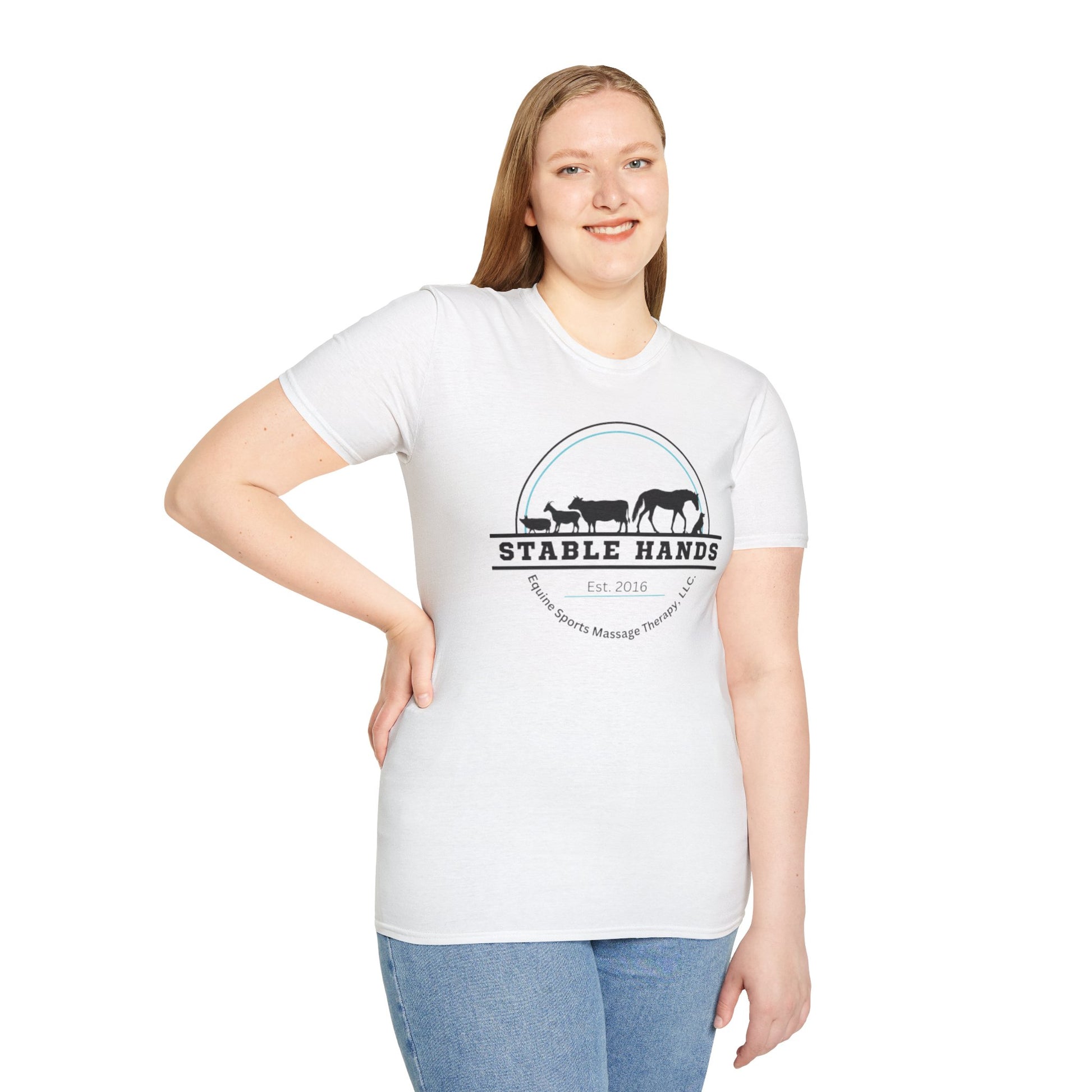 Stable Hands Equine Sports Massage Therapy, LLC Softstyle T-Shirt