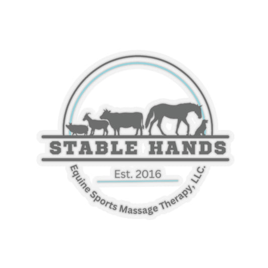 Stable Hands Equine Sports Massage Therapy, LLC Kiss-Cut Sticker