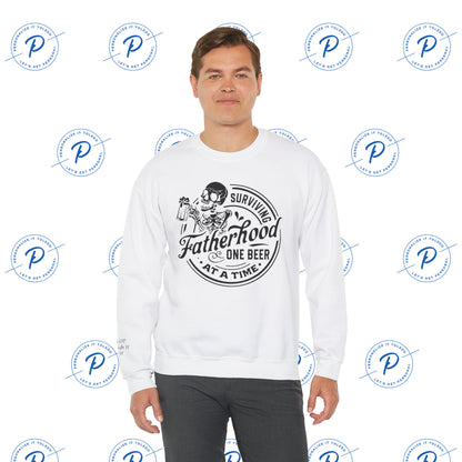 Surviving Fatherhood One Beer At A Time Personalized Sweatshirt