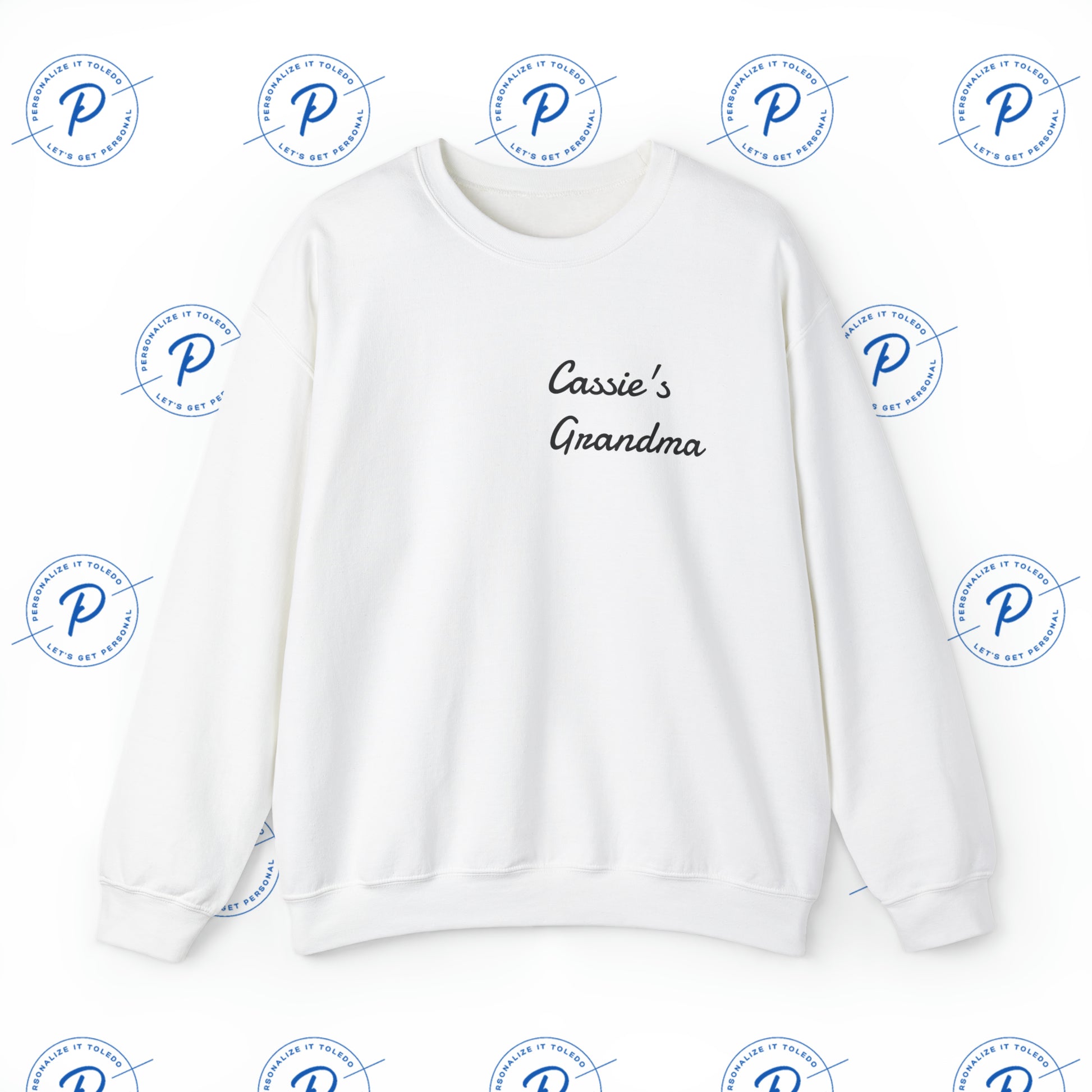 Cherish Grandma with a Personalized Touch – 'Best Grandma Ever' Sweatshirt, Perfect for Grandma Gifts!