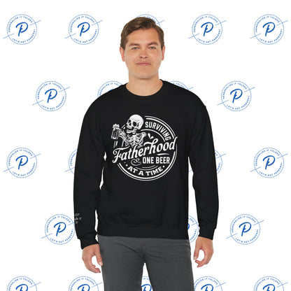 Surviving Fatherhood One Beer At A Time Personalized Sweatshirt