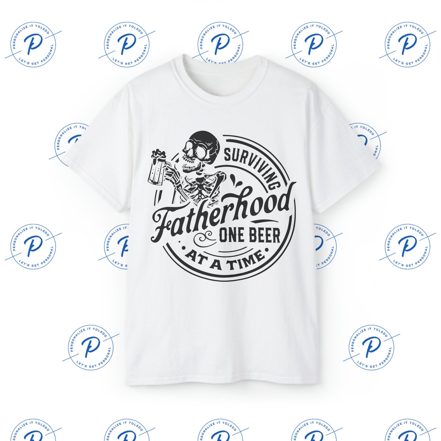 Surviving Fatherhood One Beer At A Time Shirt, Fatherhood Apparel for Dads