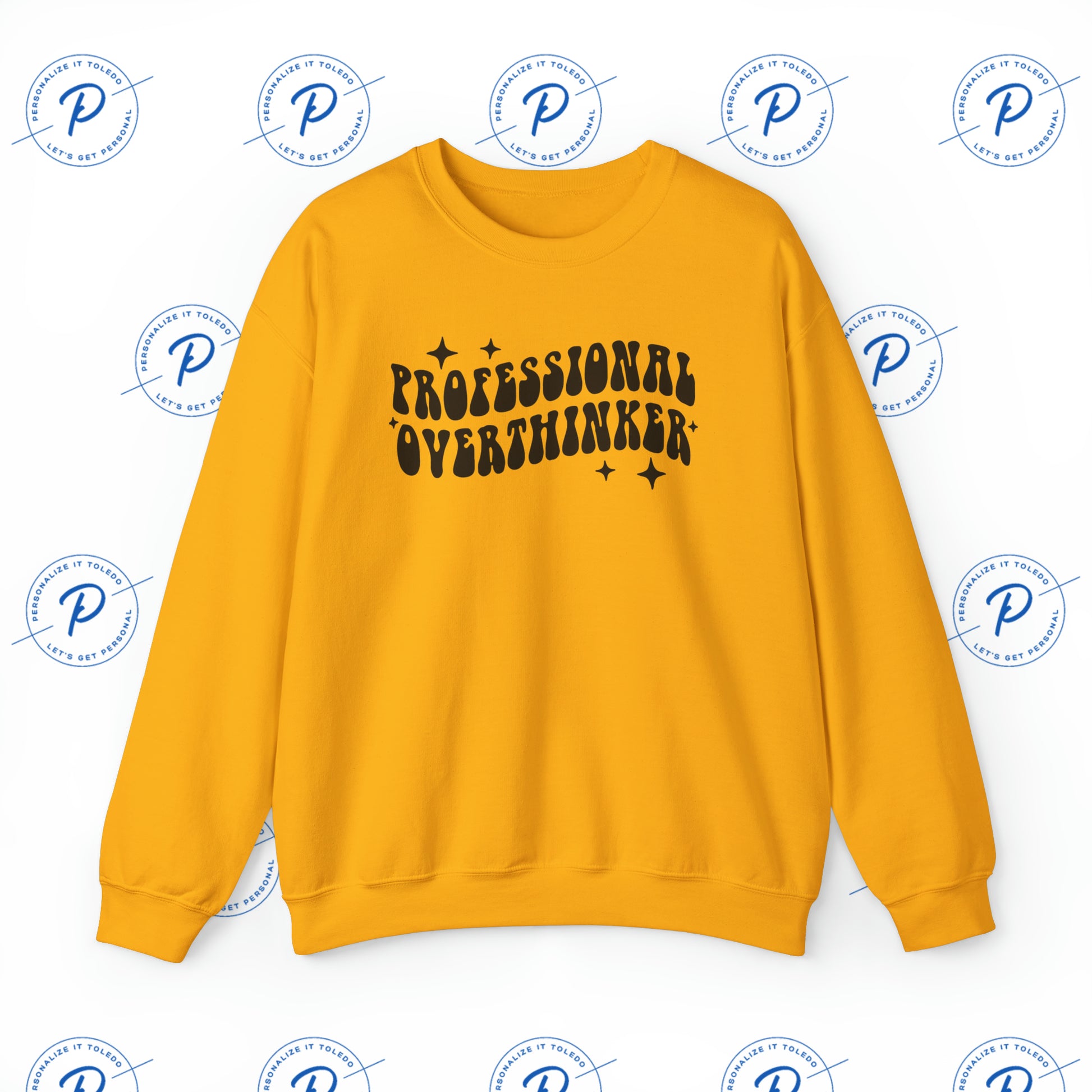Professional Overthinker Sweatshirt - Ponder Pro Cozy Blend Sweatshirt - Funny Ladies Sweatshirt