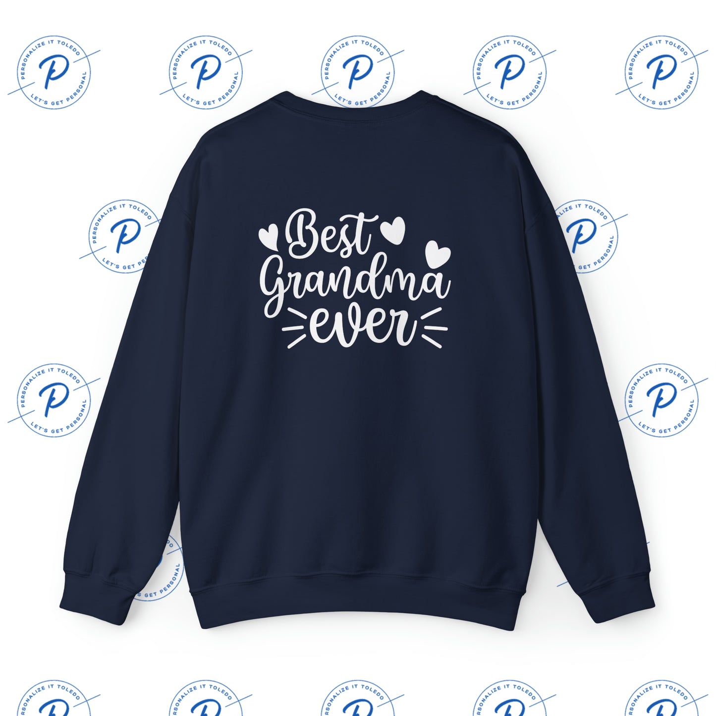 Cherish Grandma with a Personalized Touch – 'Best Grandma Ever' Sweatshirt, Perfect for Grandma Gifts!