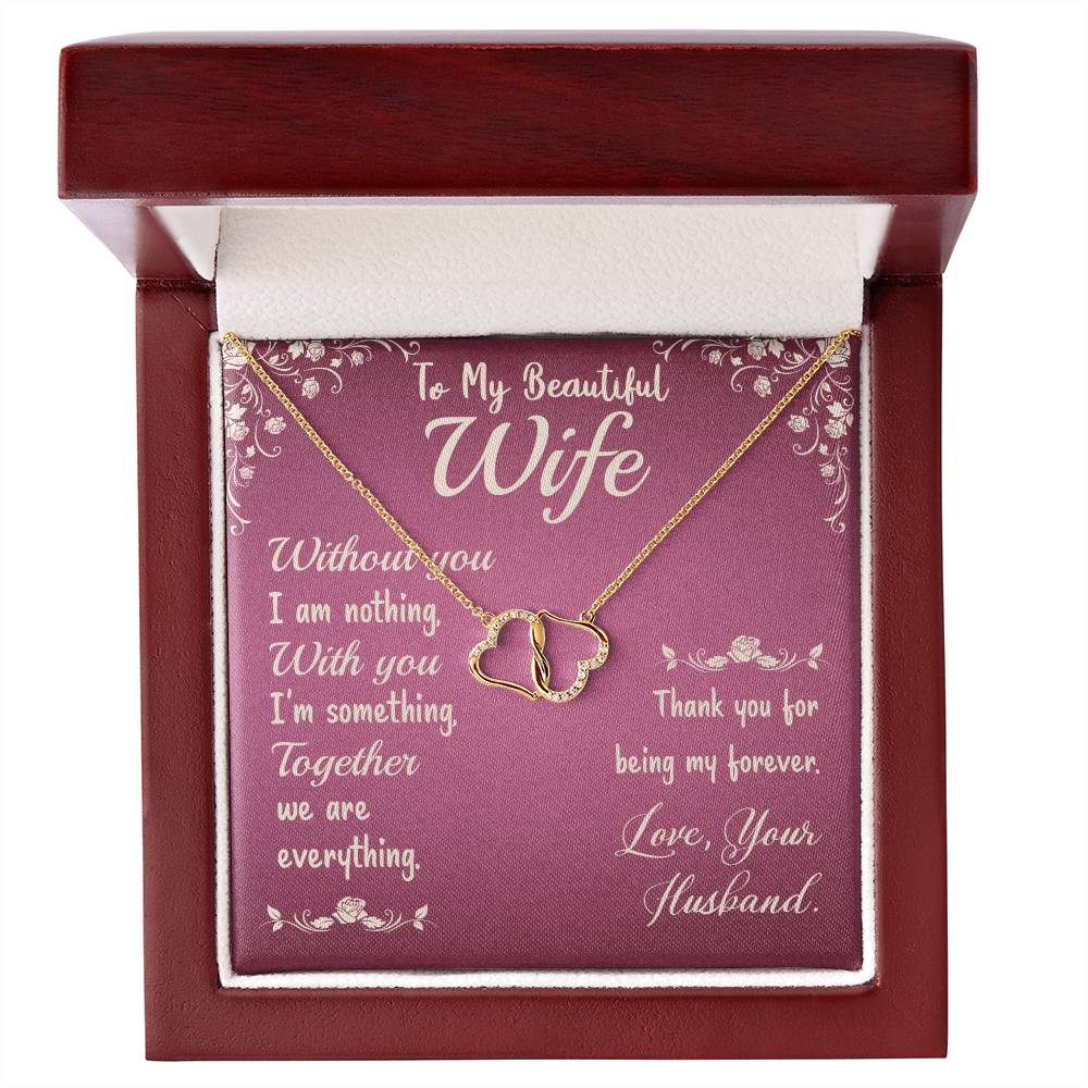 Without You I Am Nothing Everlasting Love Necklace - Personalize It Toledo