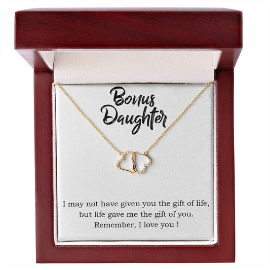Bonus Daughter Everlasting Love Necklace - Step Daughter Necklace