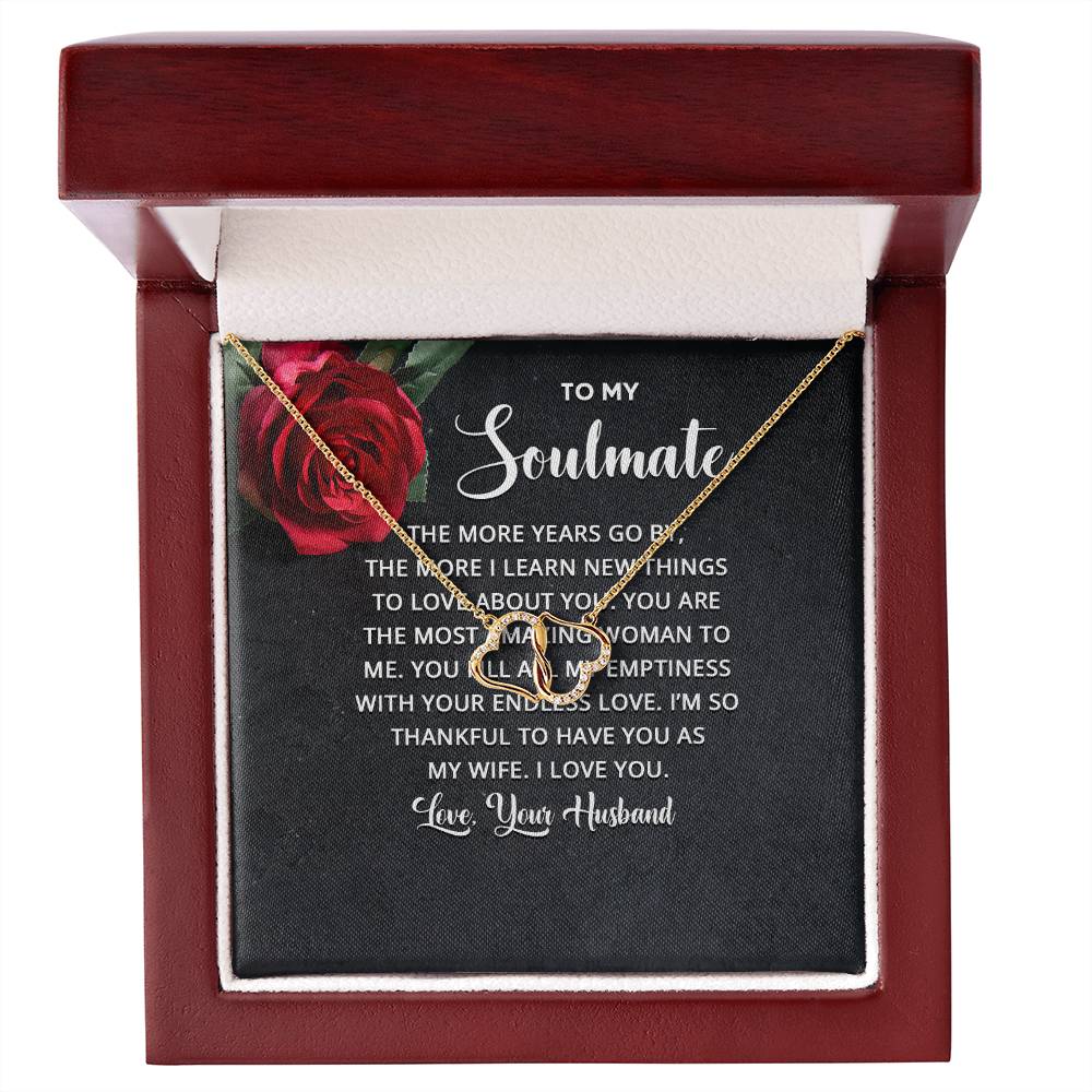 To My Soulmate Everlasting Love Necklace
