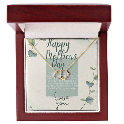 Dear Wife Mother's Day Everlasting Love Necklace - Personalize It Toledo