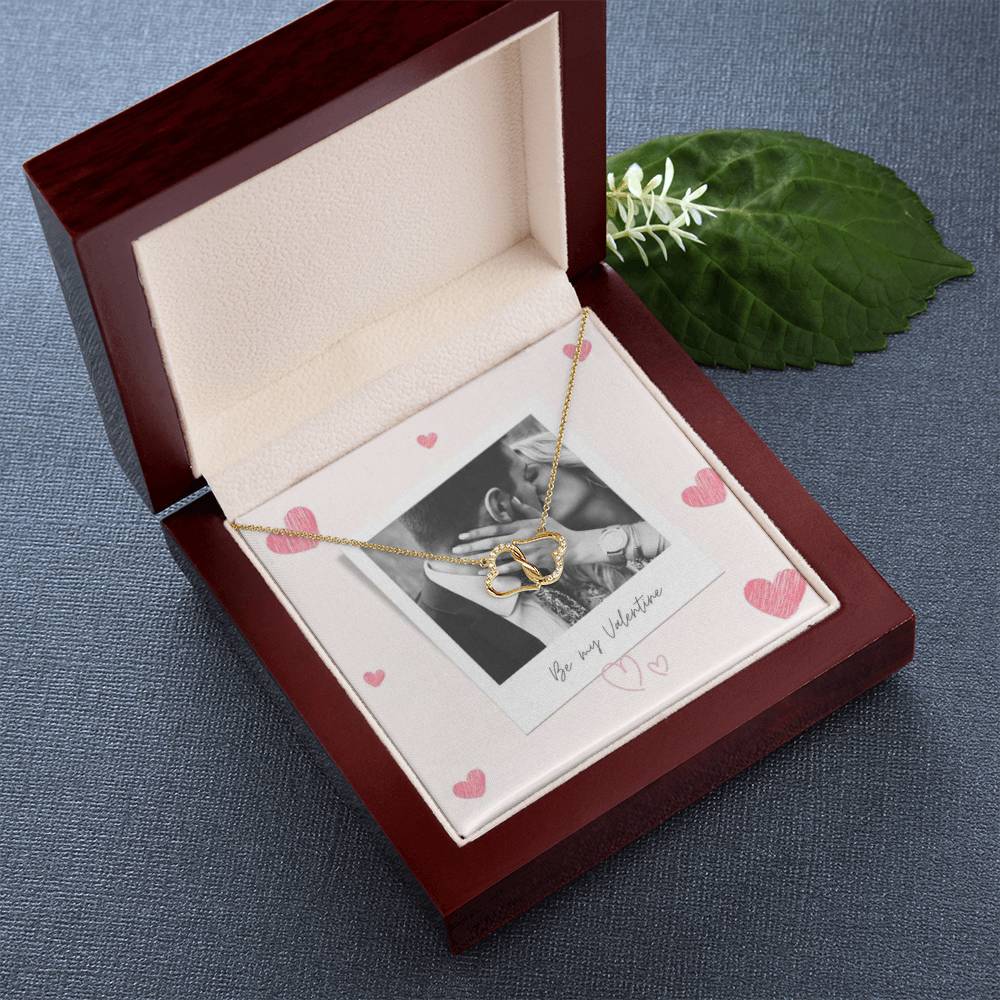 Be My Valentine Everlasting Love With Photo Card Necklace