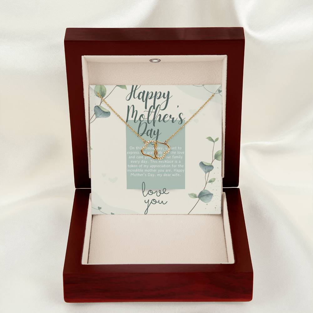 Dear Wife Mother's Day Everlasting Love Necklace - Personalize It Toledo