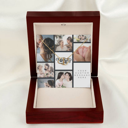 Happy Mother's Day Custom Photo Message Everlasting Love Necklace - Personalize It Toledo