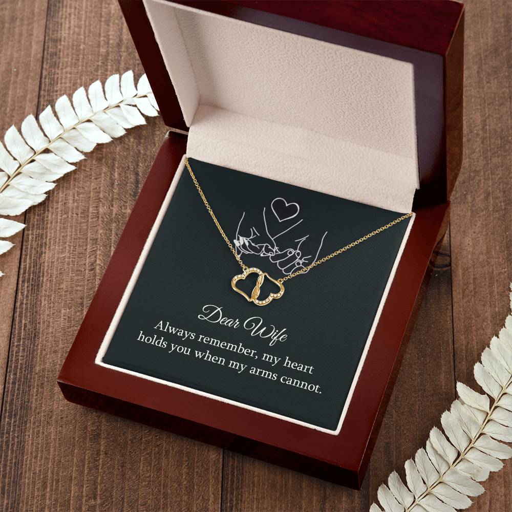 Dear Wife Always Remember Everlasting Love Necklace - Personalize It Toledo