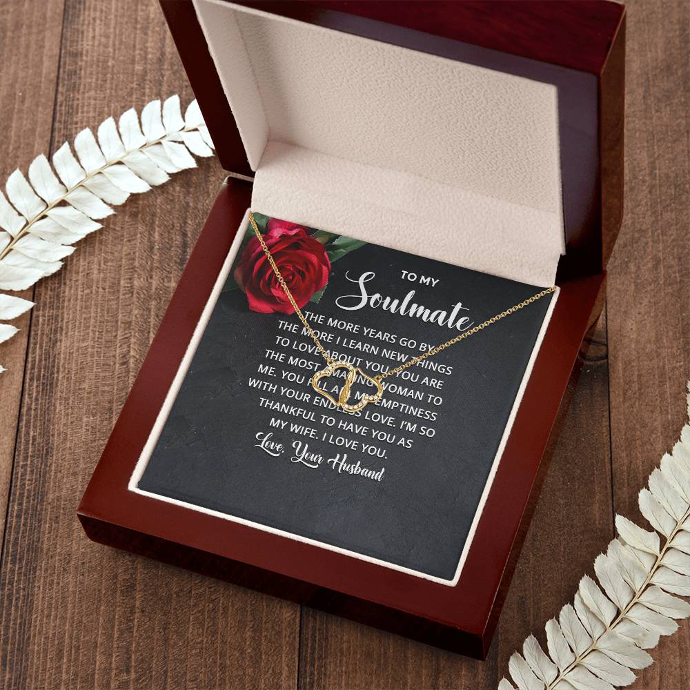 To My Soulmate Everlasting Love Necklace