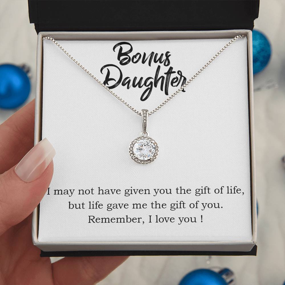 Bonus Daughter Eternal Hope Necklace - A Beautiful Token of Everlasting Affection