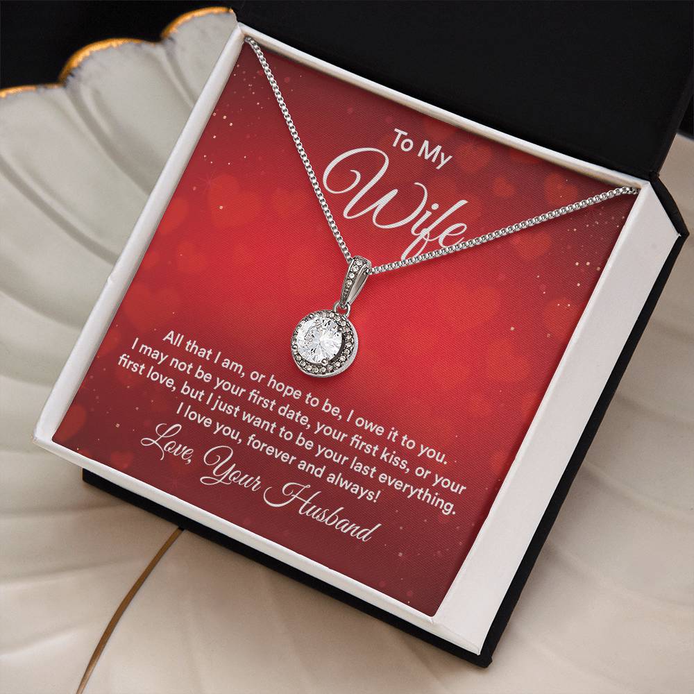 To My Wife All That I Am Eternal Hope Necklace