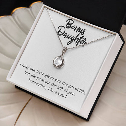 Bonus Daughter Eternal Hope Necklace - A Beautiful Token of Everlasting Affection