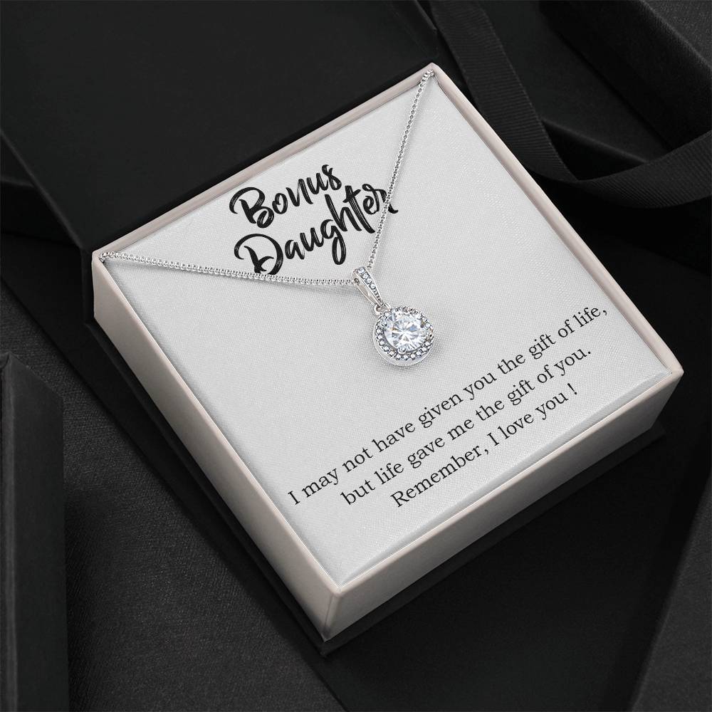 Bonus Daughter Eternal Hope Necklace - A Beautiful Token of Everlasting Affection