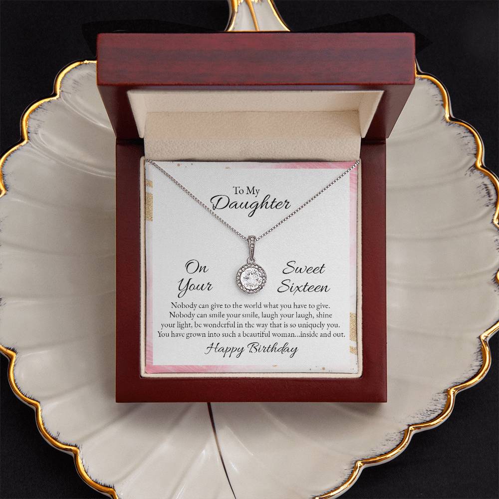 Sweet Sixteen Eternal Hope Necklace - A Radiant Symbol of Milestone Moments