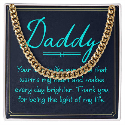 Daddy Stainless Steel Cuban Link Necklace