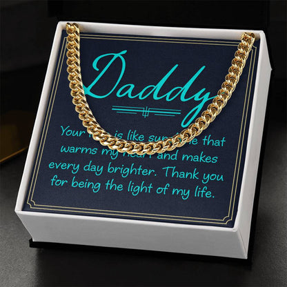 Daddy Stainless Steel Cuban Link Necklace