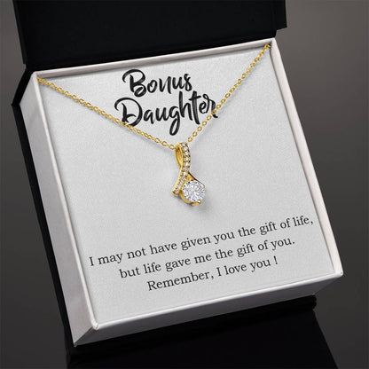 Bonus Daughter Alluring Beauty Cubic Zirconia Necklace