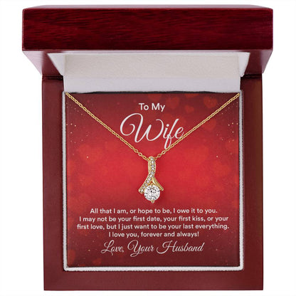 To My Wife - All That I Am - Alluring Beauty Cubic Zirconia Necklace