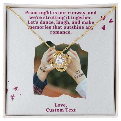 Best Friends Prom Night Necklace - Prom Necklace for Best Friend - Prom Gift for Bestie - Prom Jewelry - Personalize It Toledo
