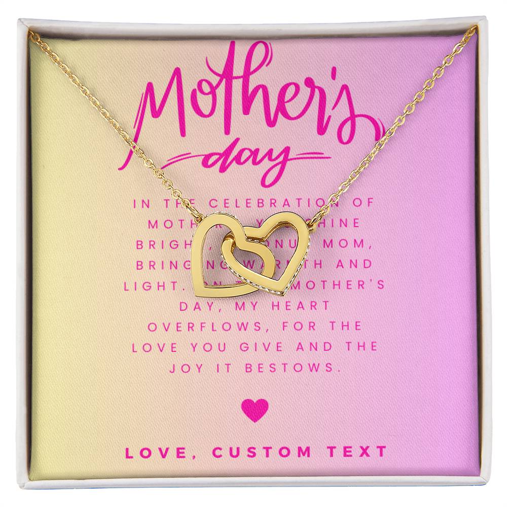 Mother's Day Interlocking Hearts Necklace - Personalize It Toledo