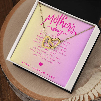 Mother's Day Interlocking Hearts Necklace - Personalize It Toledo