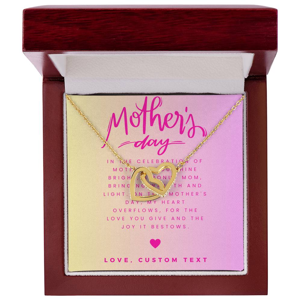 Mother's Day Interlocking Hearts Necklace - Personalize It Toledo