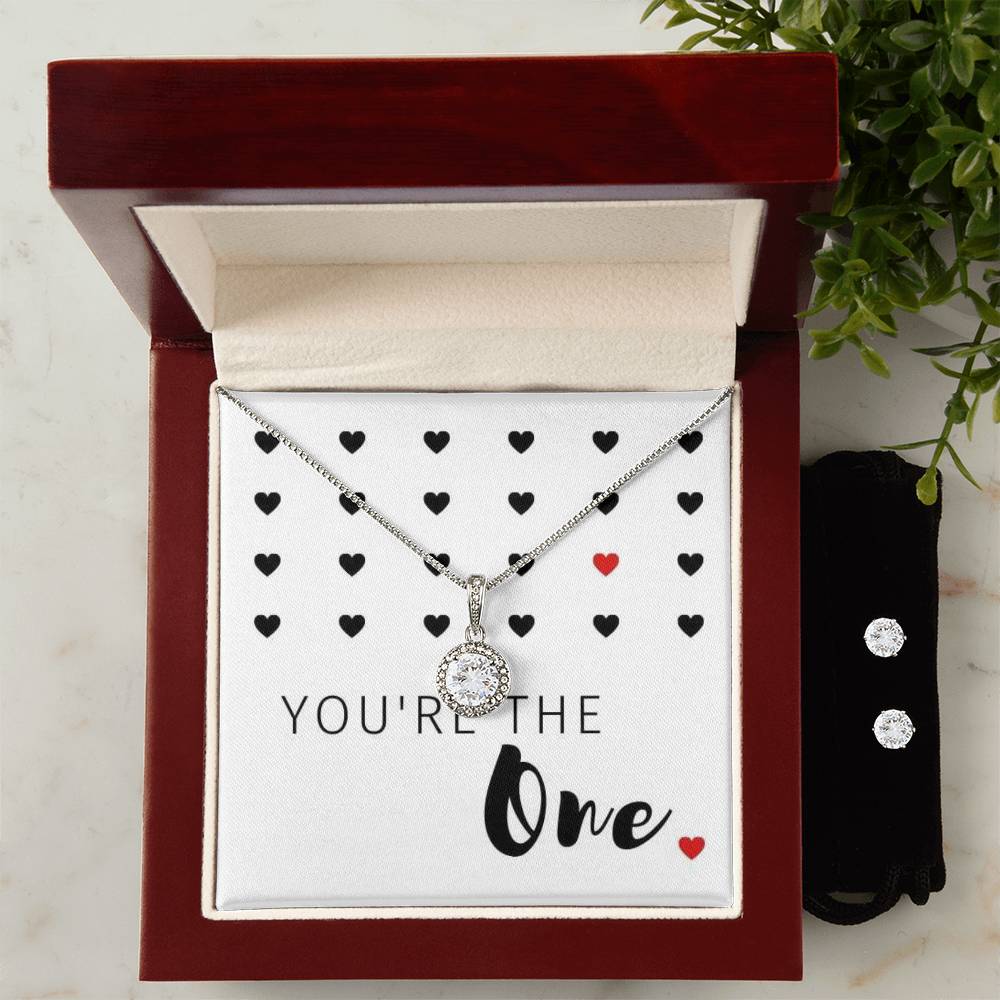 You're The One Eternal Hope Earrings & Necklace Set
