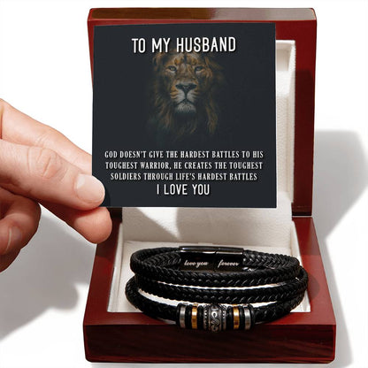 To My Husband Love You Forever Bracelet