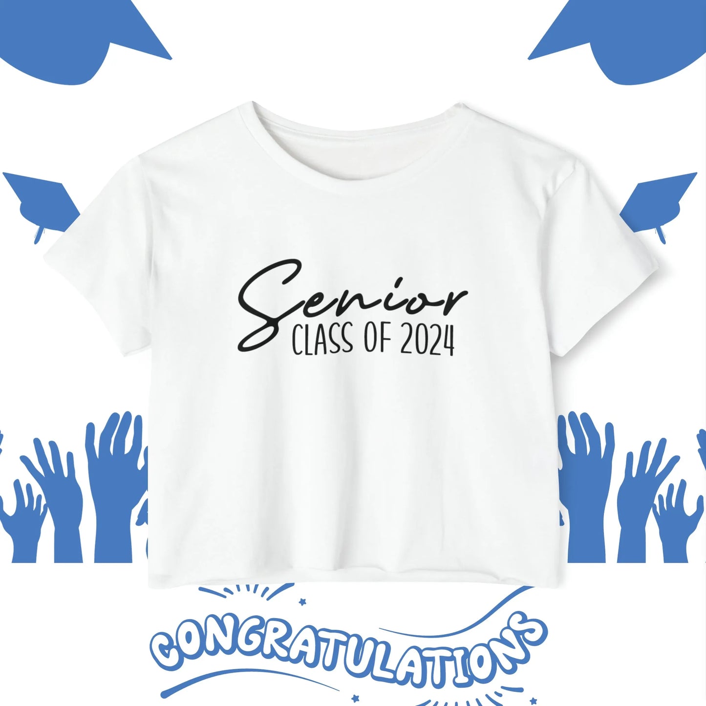 Senior Class of 2024 Crop Top - Senior Year Crop Top - Class of 2024 Crop Top - Graduation Crop Top - Graduation Year Crop Top - Personalize It Toledo