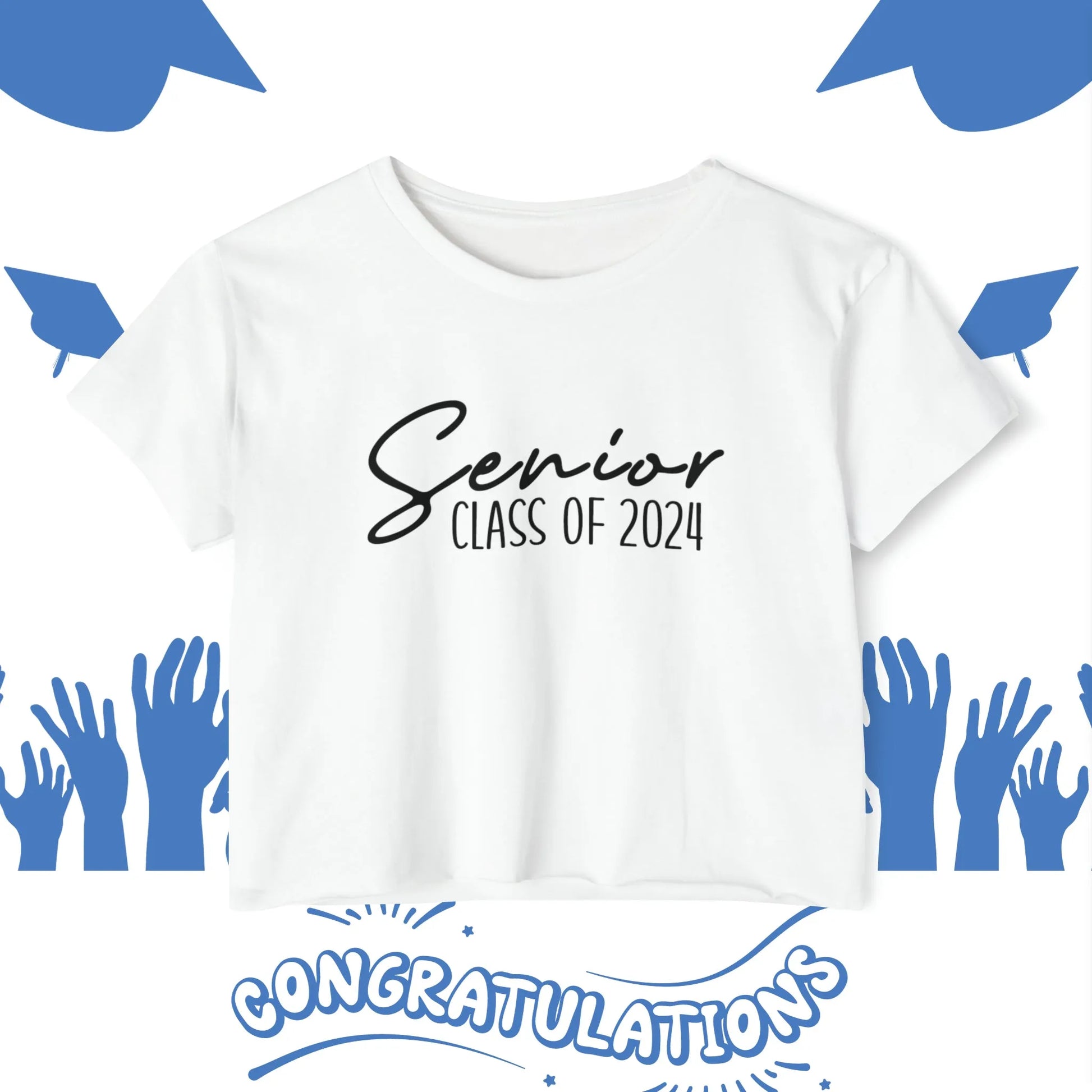 Senior Class of 2024 Crop Top - Senior Year Crop Top - Class of 2024 Crop Top - Graduation Crop Top - Graduation Year Crop Top - Personalize It Toledo