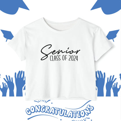 Senior Class of 2024 Crop Top - Senior Year Crop Top - Class of 2024 Crop Top - Graduation Crop Top - Graduation Year Crop Top - Personalize It Toledo