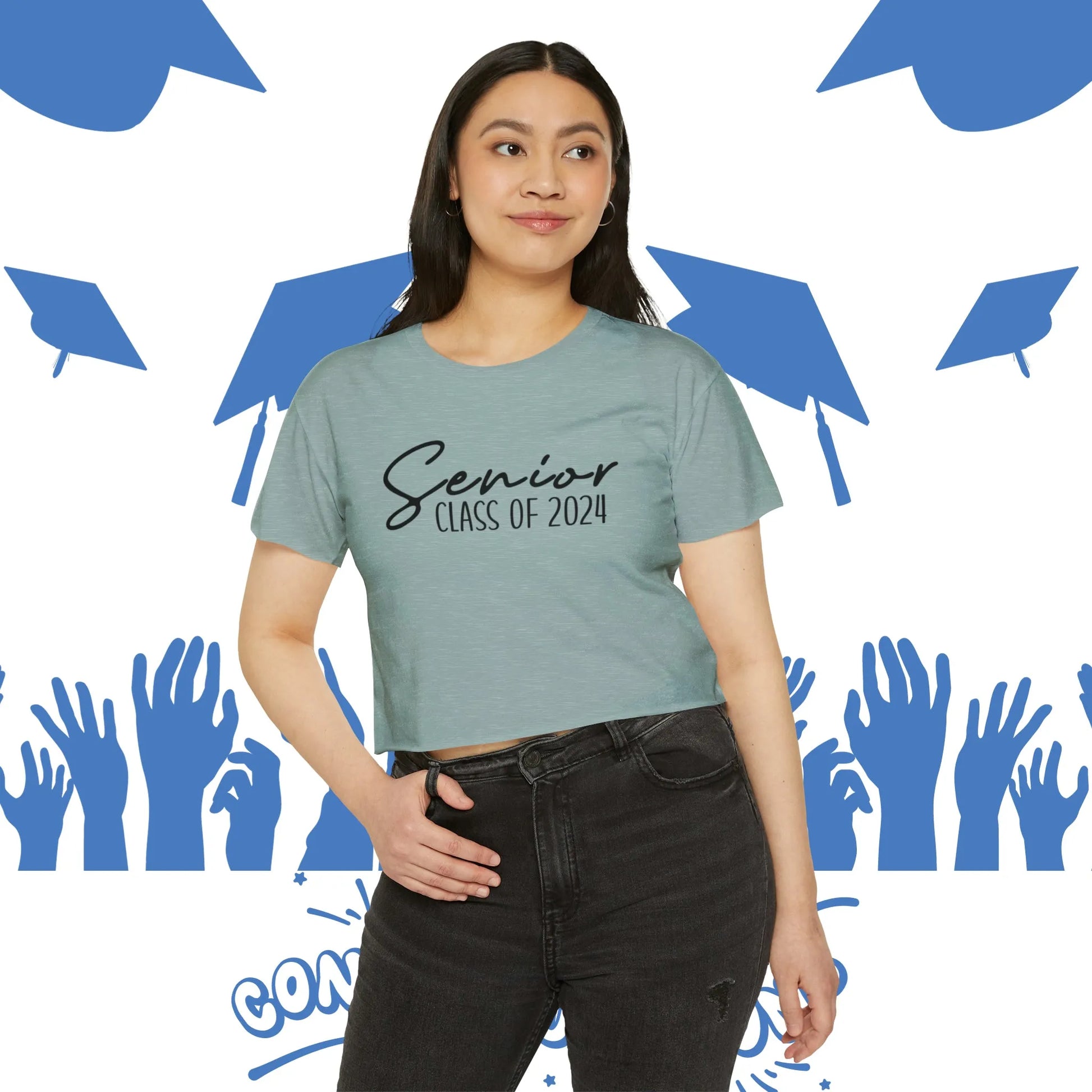 Senior Class of 2024 Crop Top - Senior Year Crop Top - Class of 2024 Crop Top - Graduation Crop Top - Graduation Year Crop Top - Personalize It Toledo