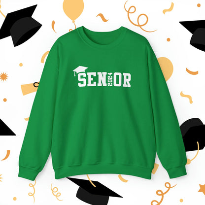 Senior 2024 Crewneck Sweatshirt - Senior 2024 Sweatshirt - Class of 2024 Sweatshirt Green