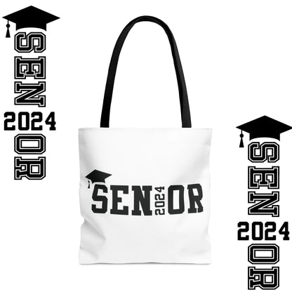 Senior 2024 Tote Bag - Class of 2024 Tote Bag - Senior Cass of 2024 Tote Bag white